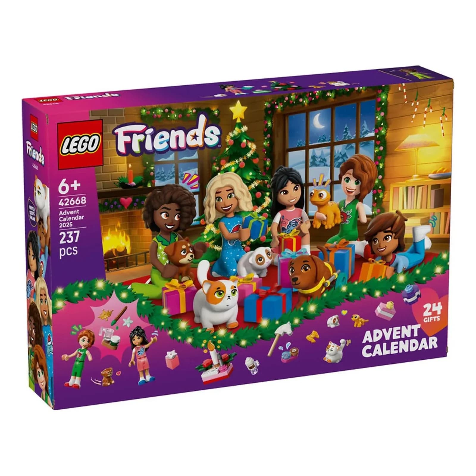LEGO Friends Adventskalender 2025 Bunt 24 Türchen Mini-Bausets
