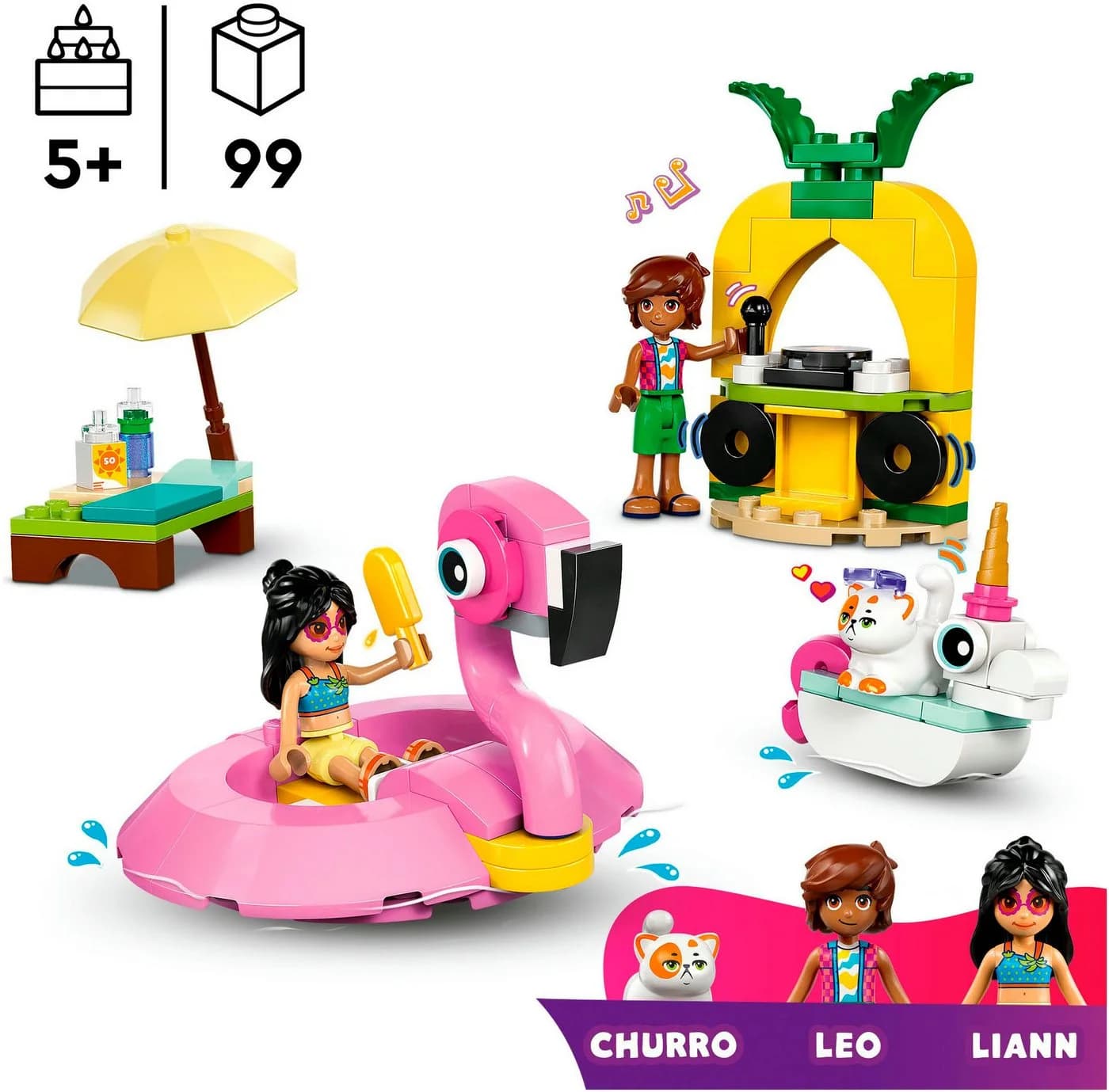 LEGO® Friends Poolparty mit Einhorn und Flamingo (42658) Bunt - Bild 3