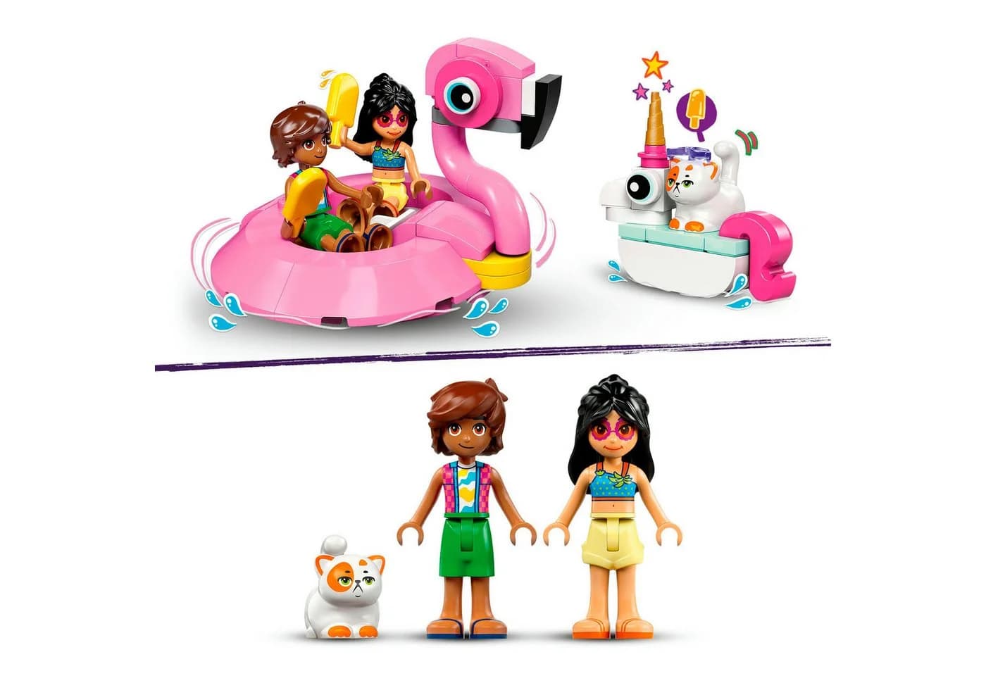 LEGO® Friends Poolparty mit Einhorn und Flamingo (42658) Bunt - Bild 5