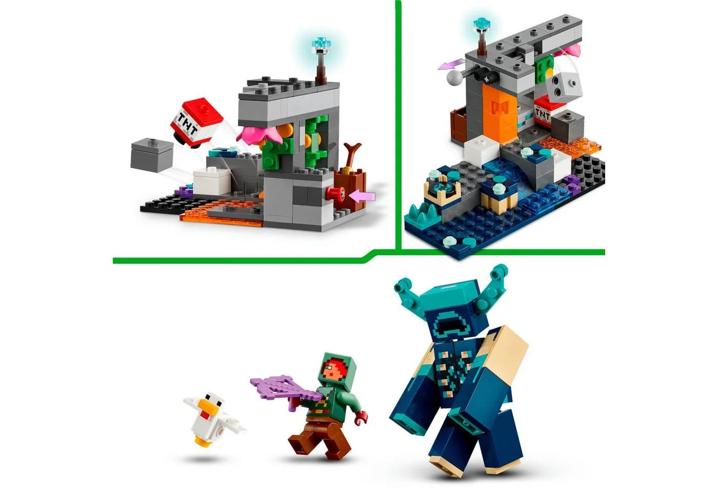 LEGO Minecraft Begegnung mit dem Wächter 21274 Bunt Konstruktionsspielsteine - Bild 5