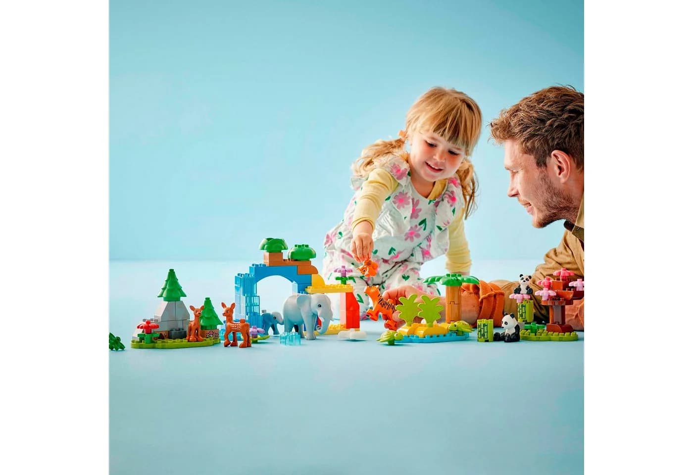 LEGO Wildtier-Familien 3-in-1-Set (10446) bunt