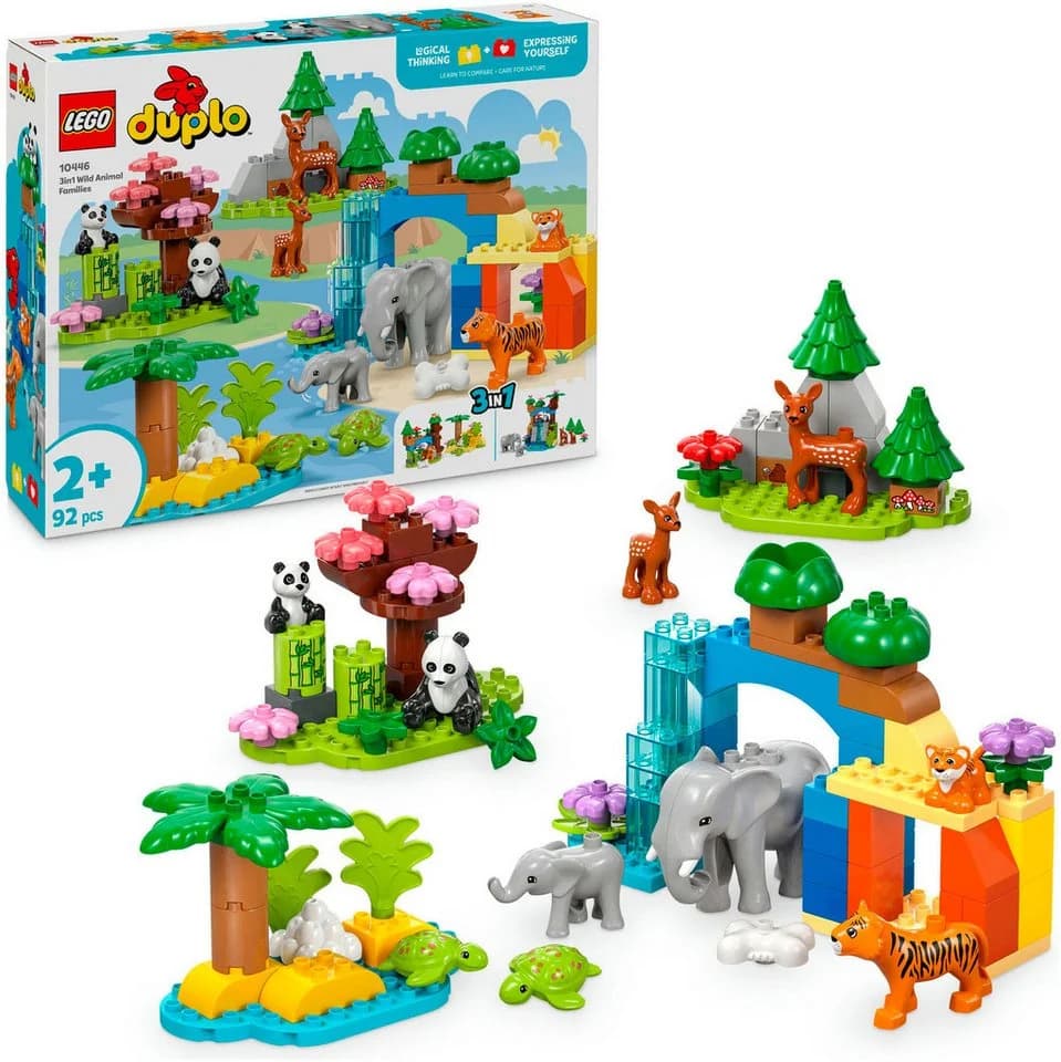 LEGO Wildtier-Familien 3-in-1-Set (10446) bunt - Bild 2