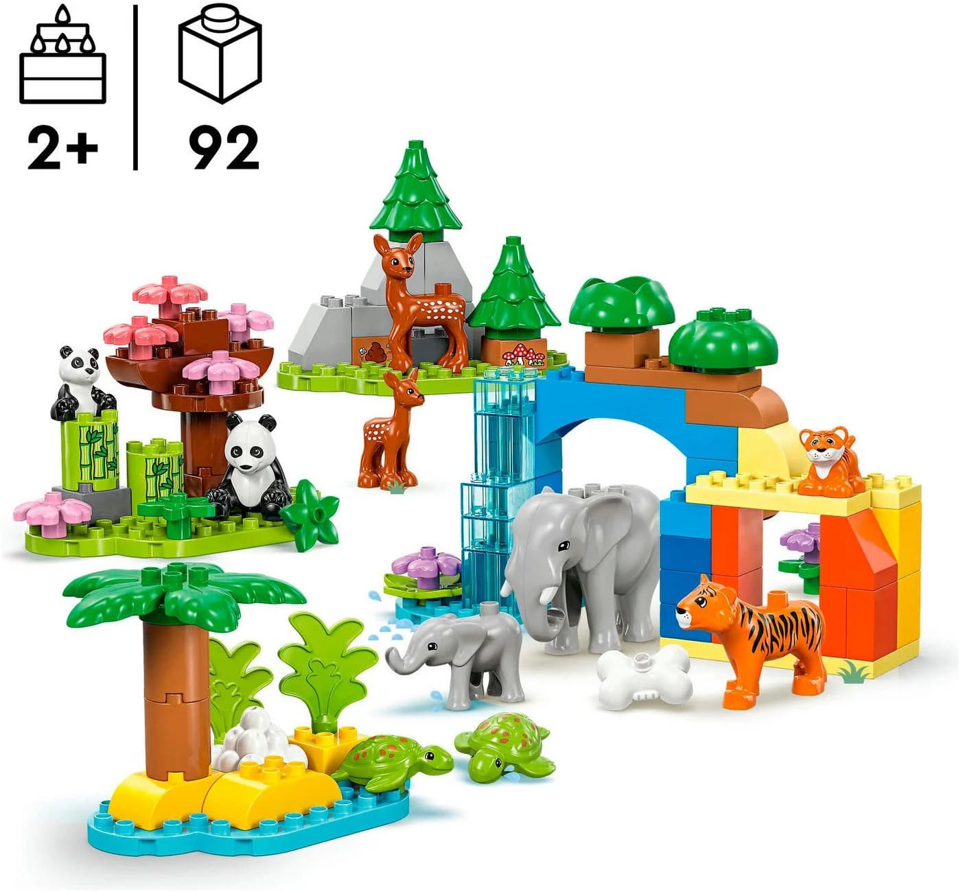 LEGO Wildtier-Familien 3-in-1-Set (10446) bunt - Bild 3