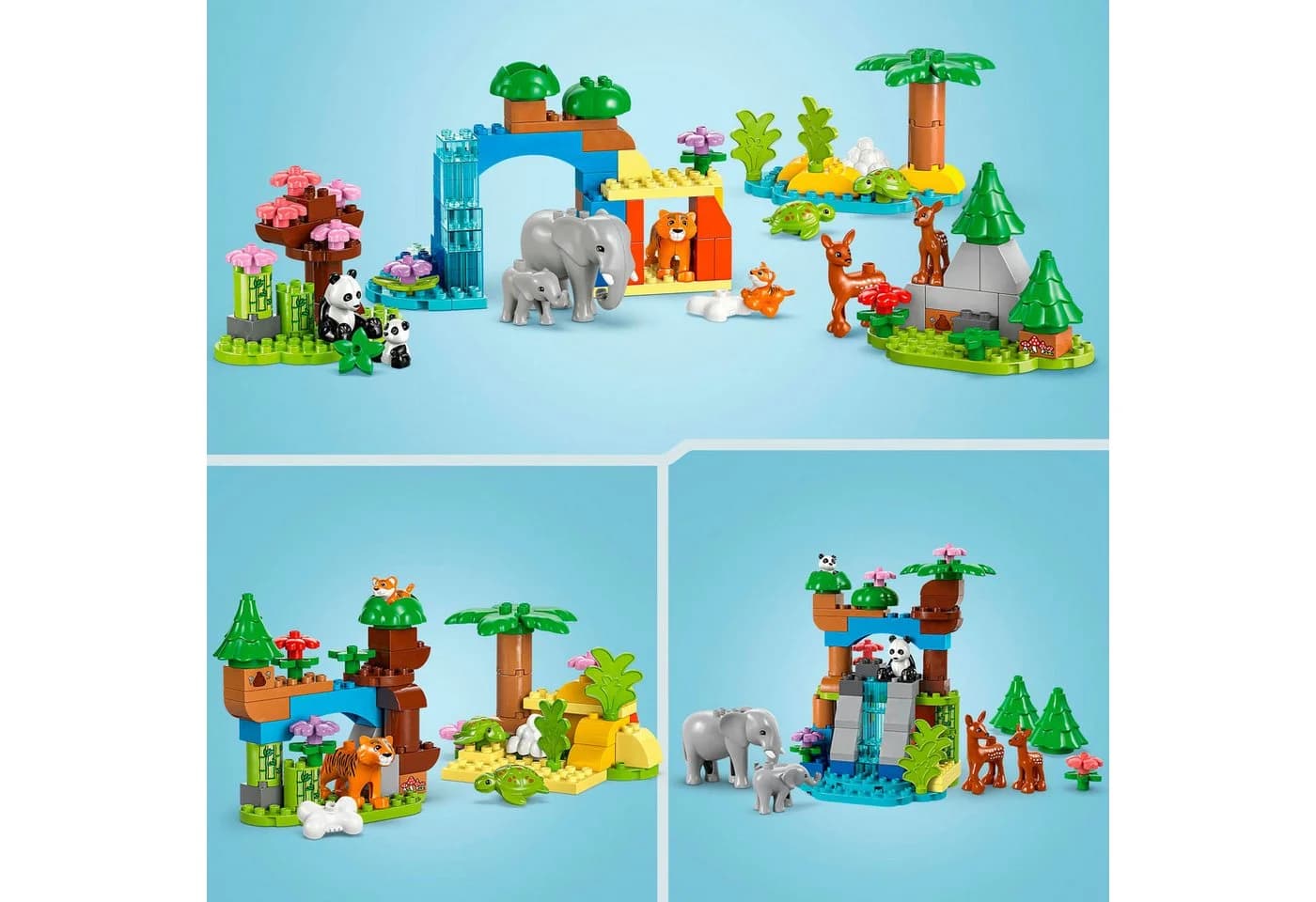 LEGO Wildtier-Familien 3-in-1-Set (10446) bunt - Bild 4