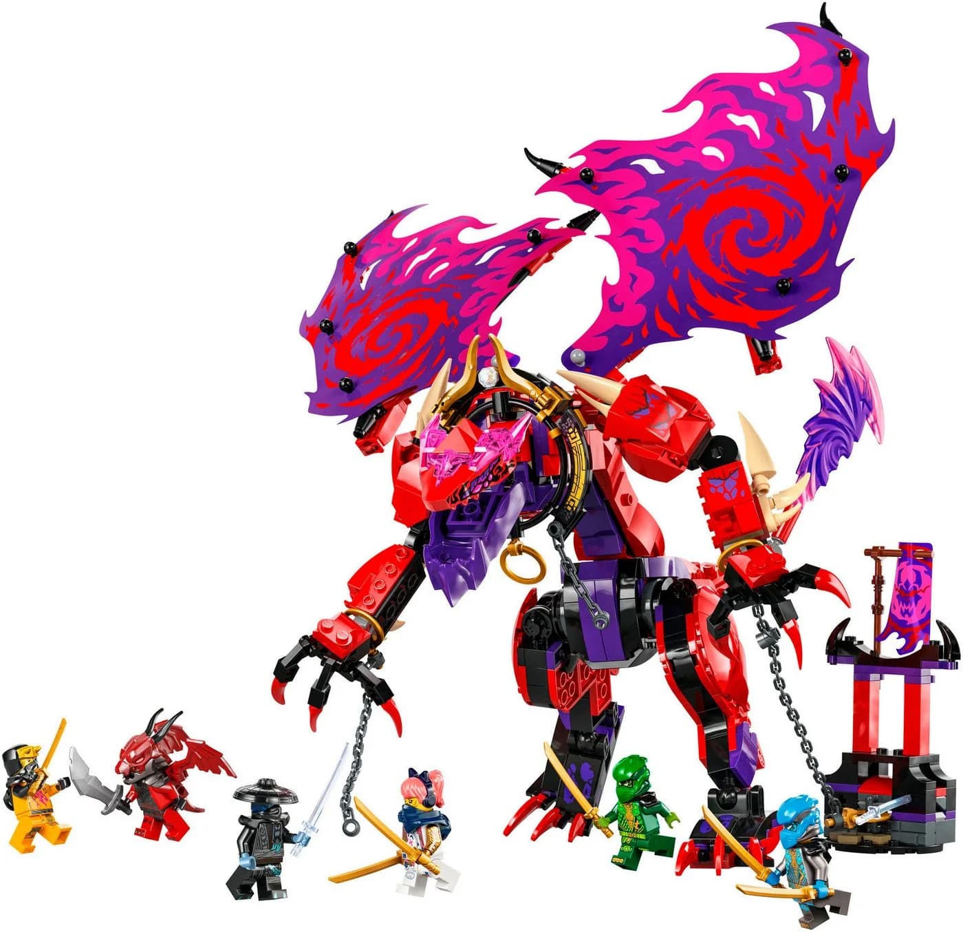 LEGO Ninjago Chaosdrache Donnerzahn 71832 Bunt 668 Teile