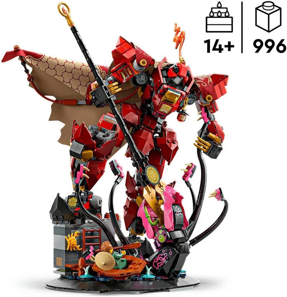 LEGO Ninjago Feuerritter-Mech 71846 Bauset 996 Teile Bunt - Bild 3