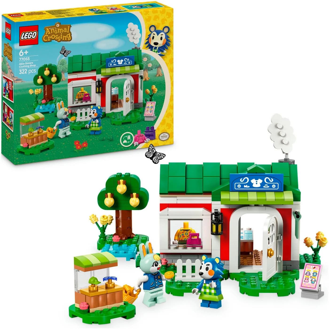 LEGO Animal Crossing Die Schneiderei der Schneiderschwestern 77055 Bunt - Bild 2