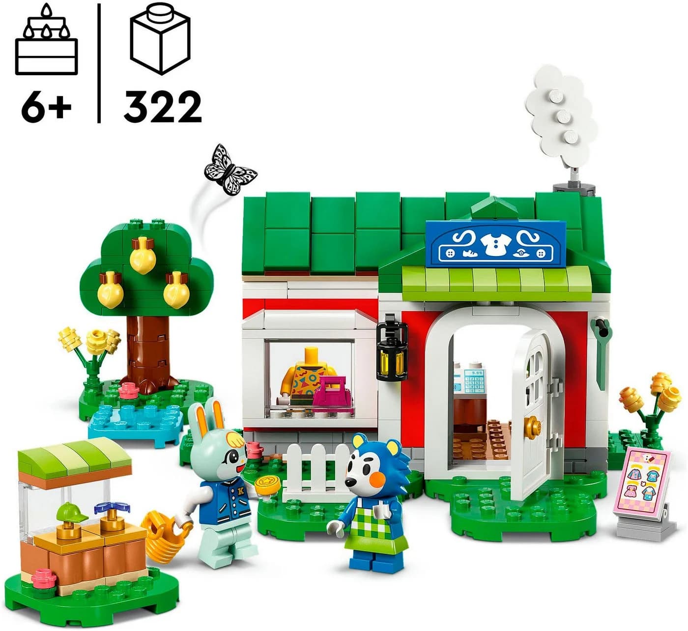 LEGO Animal Crossing Die Schneiderei der Schneiderschwestern 77055 Bunt - Bild 3