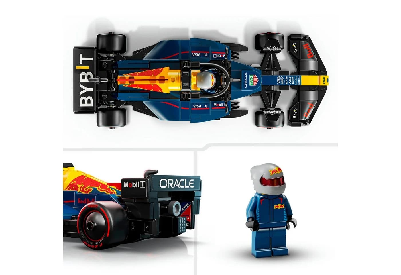LEGO Speed Champions Oracle Red Bull Racing RB20 F1 Rennauto 77243 Bunt - Bild 5