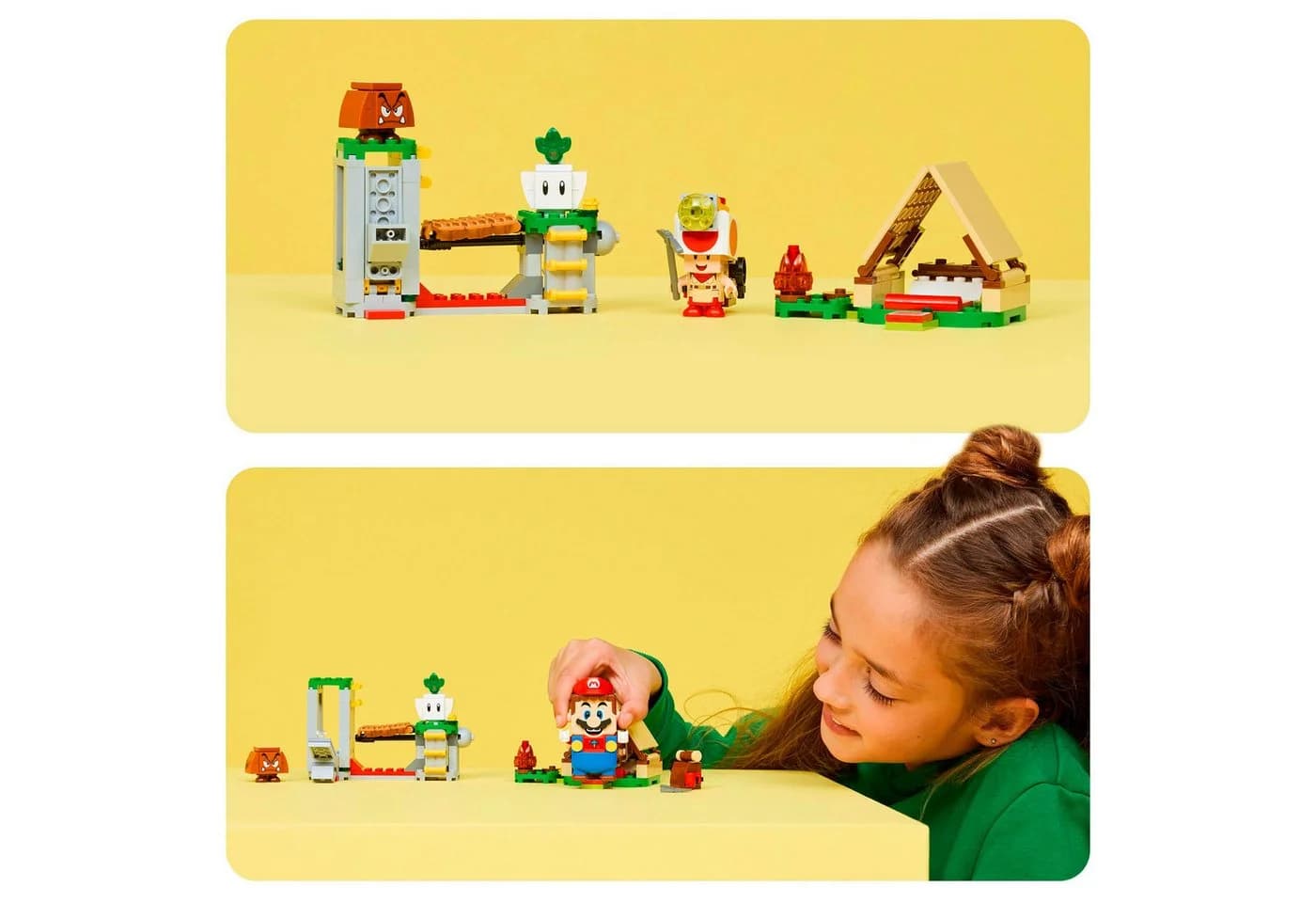 LEGO Super Mario Kapitän Toad-Camp 72040 - 159 Teile Bunt Made in Europe