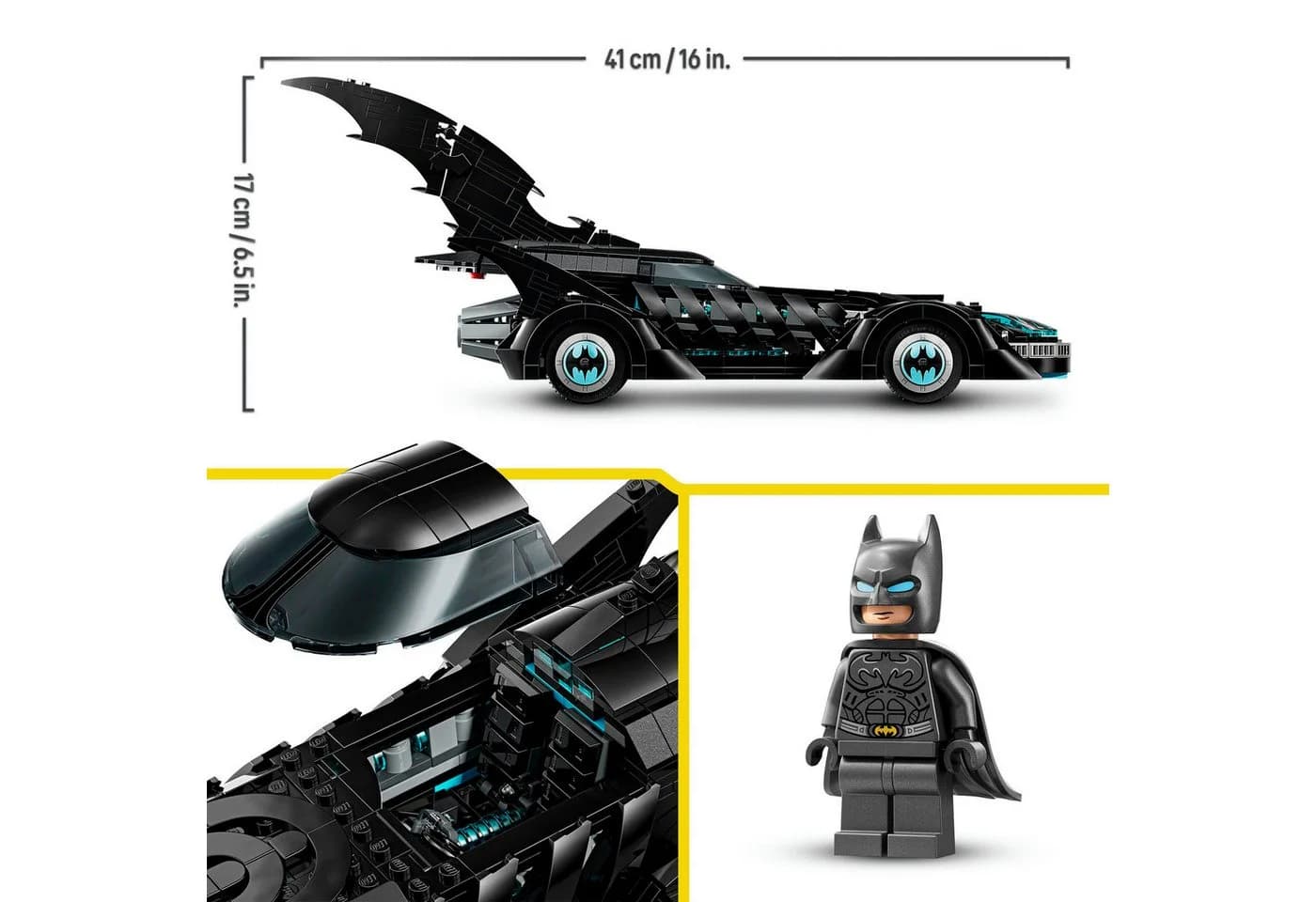 LEGO Batman Forever Batmobil 76304 Konstruktionsspielsteine Bunt - Bild 5