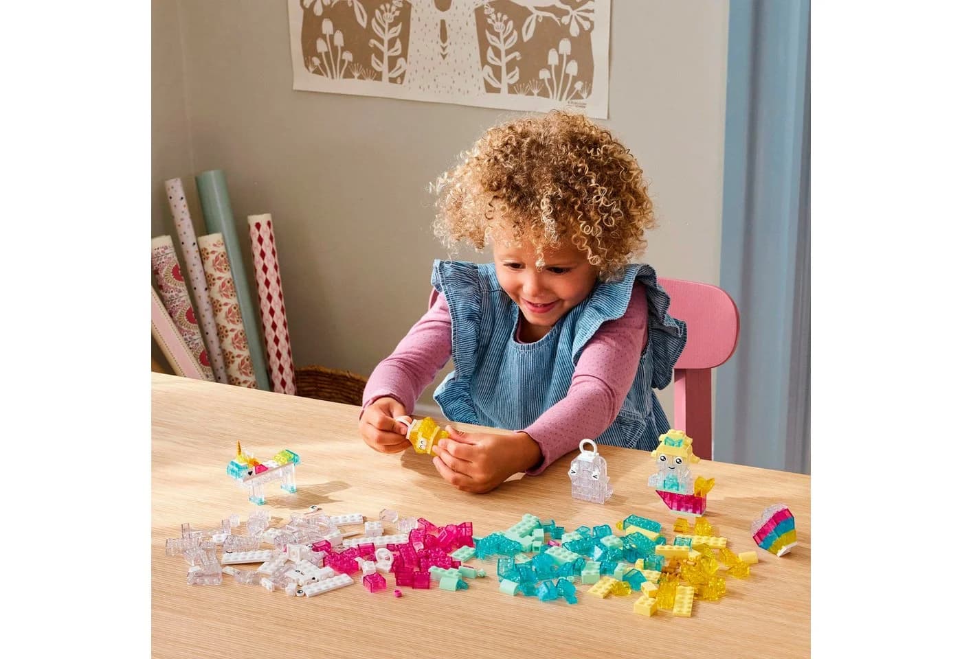 LEGO Classic Zauberbox mit durchsichtigen Steinen 11040 bunt