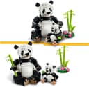 LEGO Creator Wilde Tiere: Pandafamilie 31165 Bunt 3-in-1 Bauset Bild 4