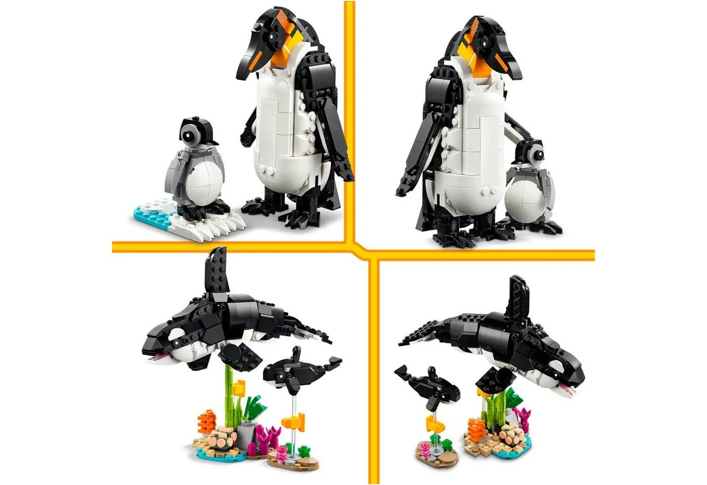 LEGO Creator Wilde Tiere: Pandafamilie 31165 Bunt 3-in-1 Bauset - Bild 5