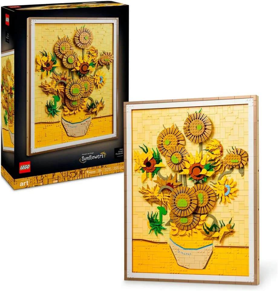 LEGO Art Vincent van Gogh Sonnenblumen 31215 Bunt 2615 Teile - Bild 2