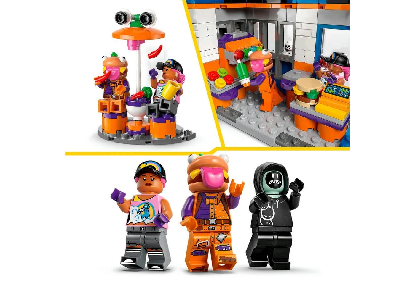 LEGO Fortnite Durrr Burger Restaurant 77076 Bunt 546 Teile - Bild 5