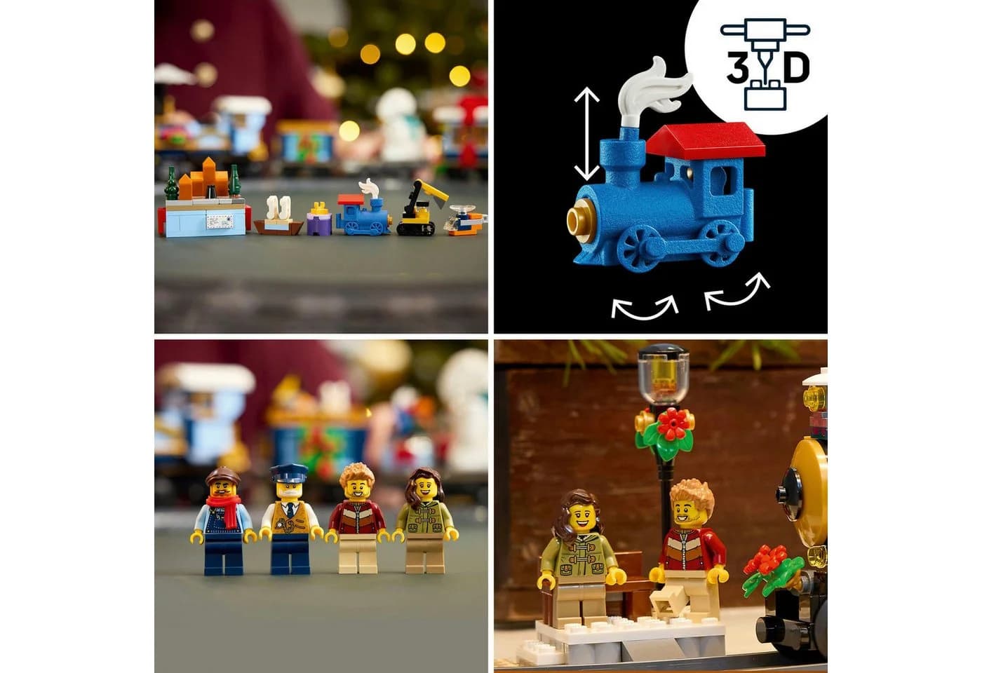 LEGO Weihnachtsexpress 10361 LEGO Icons Konstruktionsspielsteine 956 St Exklusives Set - Bild 3
