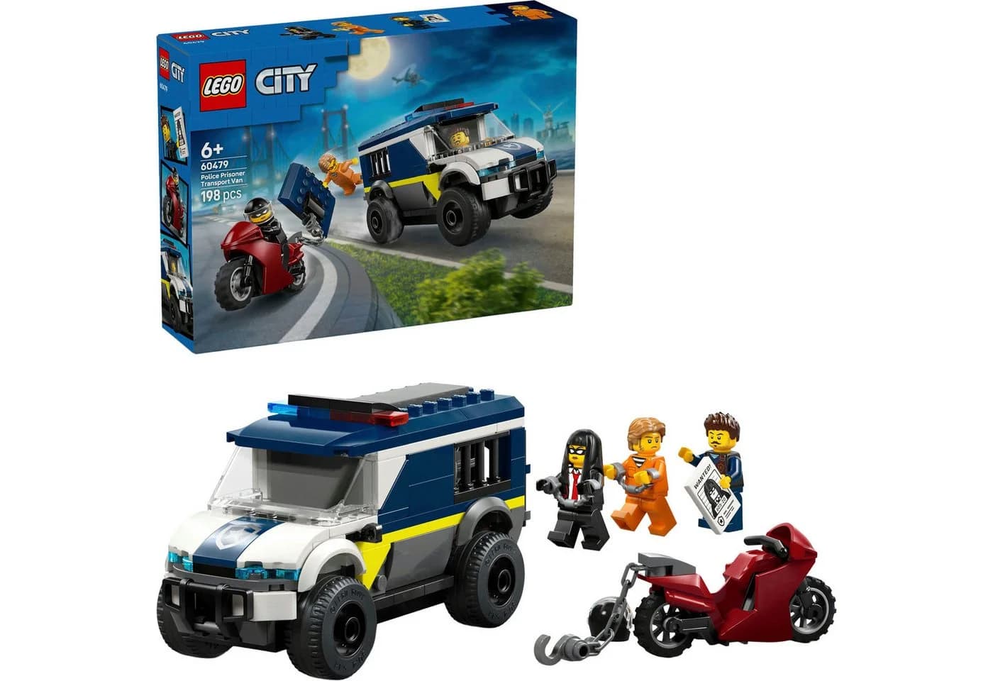 LEGO® Gefangenentransporter (60479) LEGO City Konstruktionsspielsteine 198 St. Made in Europe - Bild 2
