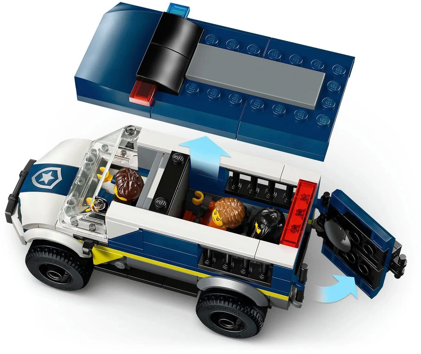 LEGO® Gefangenentransporter (60479) LEGO City Konstruktionsspielsteine 198 St. Made in Europe - Bild 4