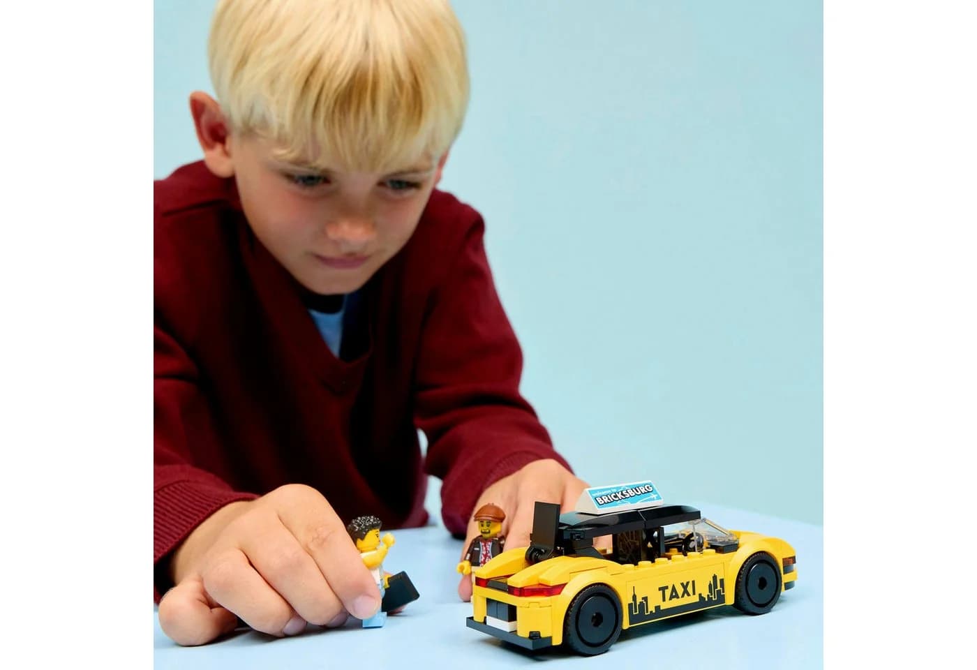 LEGO® Gelbes Taxi 60487 LEGO City Konstruktionsspielsteine 122 St. Made in Europe