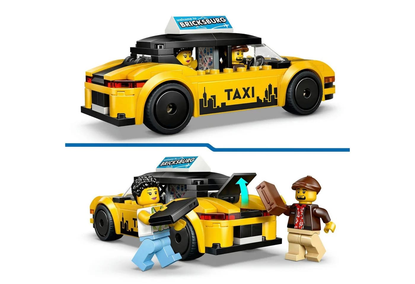 LEGO® Gelbes Taxi 60487 LEGO City Konstruktionsspielsteine 122 St. Made in Europe - Bild 4