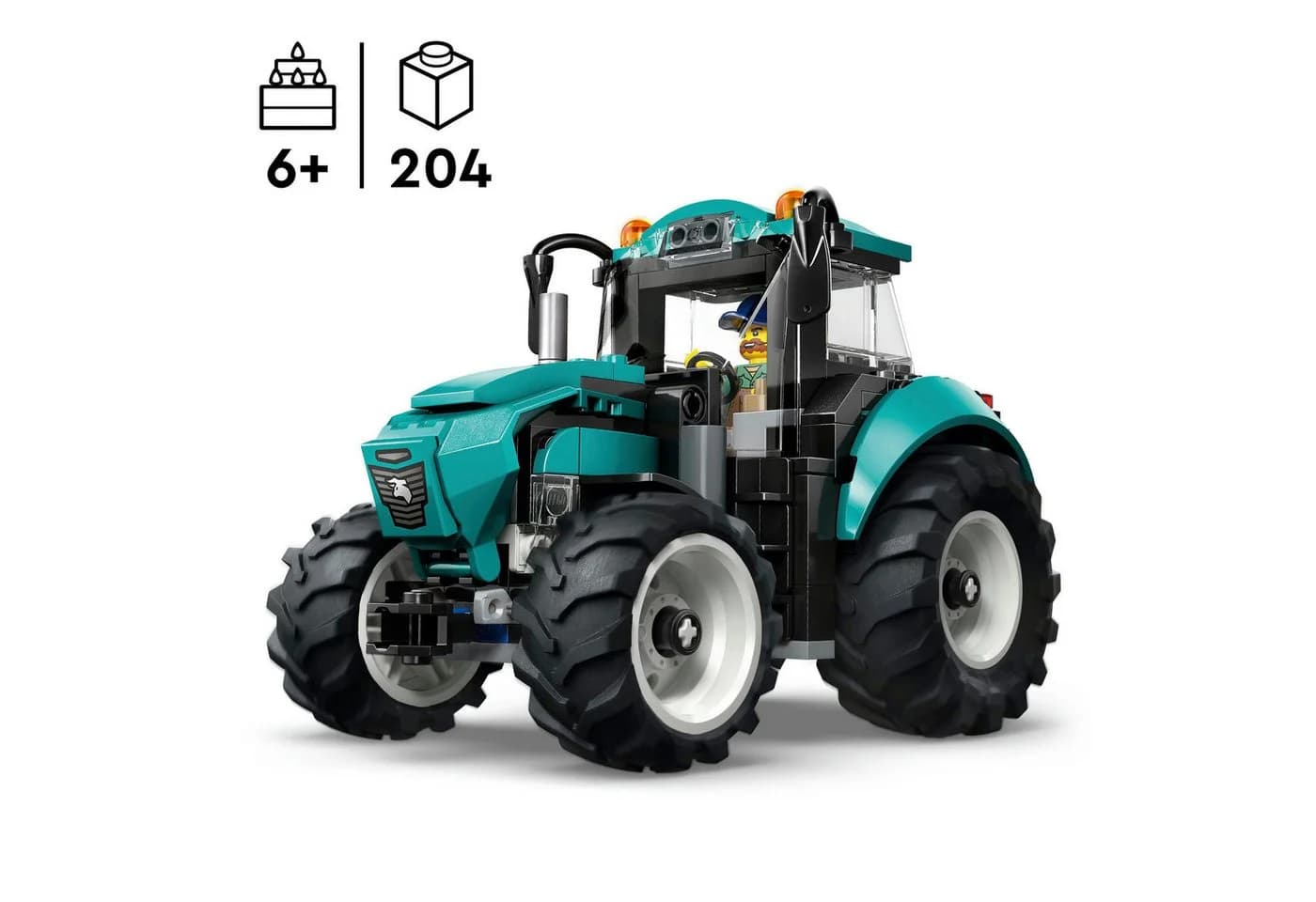 LEGO® Traktor (60498) LEGO City Konstruktionsspielsteine 204 Teile - Bild 3