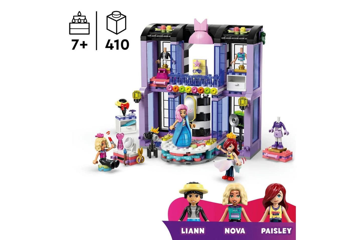 LEGO® Modeschau in Heartlake City (42685) LEGO Friends Konstruktionsspielsteine 410 St. Made in Europe - Bild 3