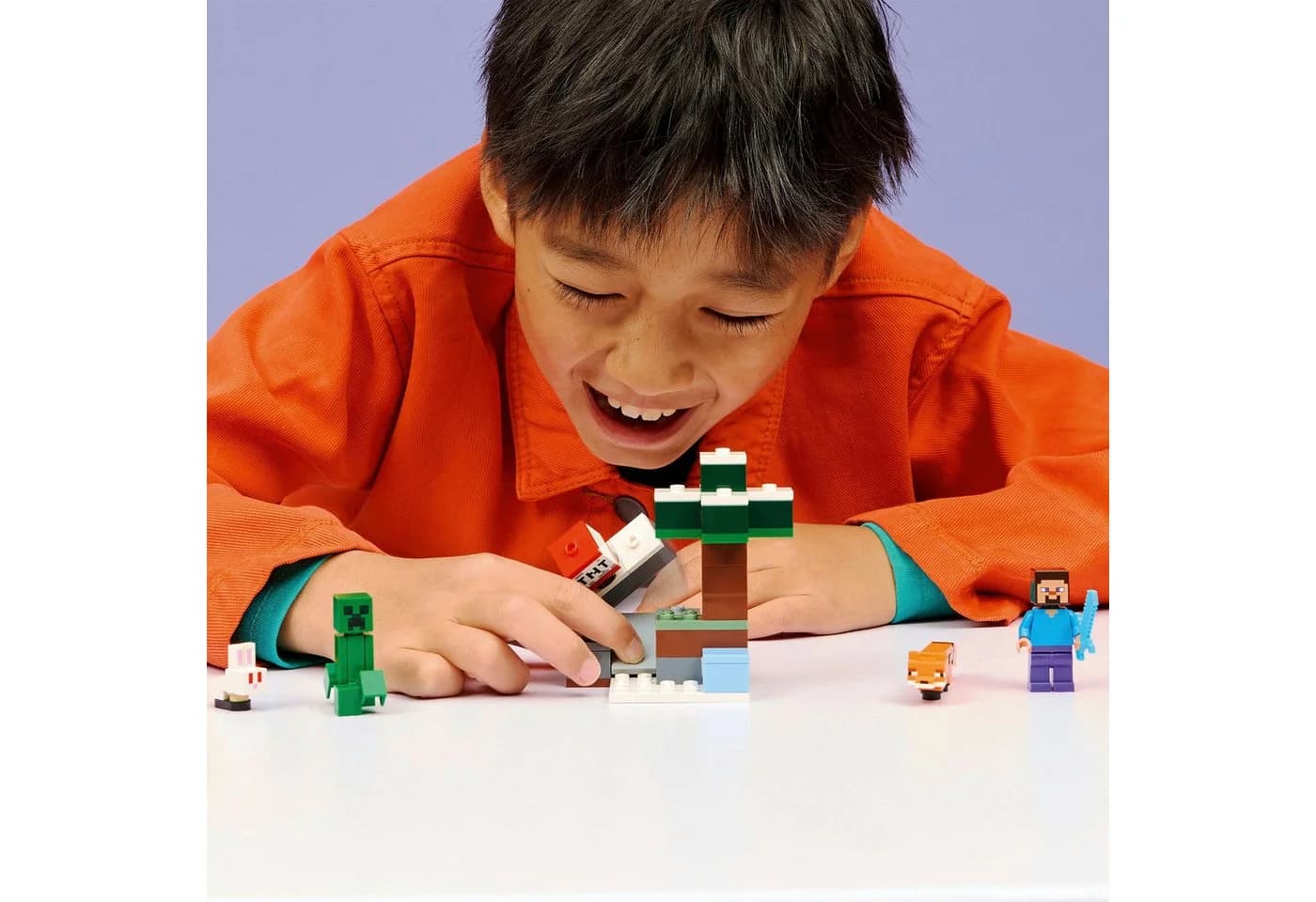 LEGO® Steves Abenteuer in der Taiga (21583) Minecraft Konstruktionsspielsteine 79 Teile