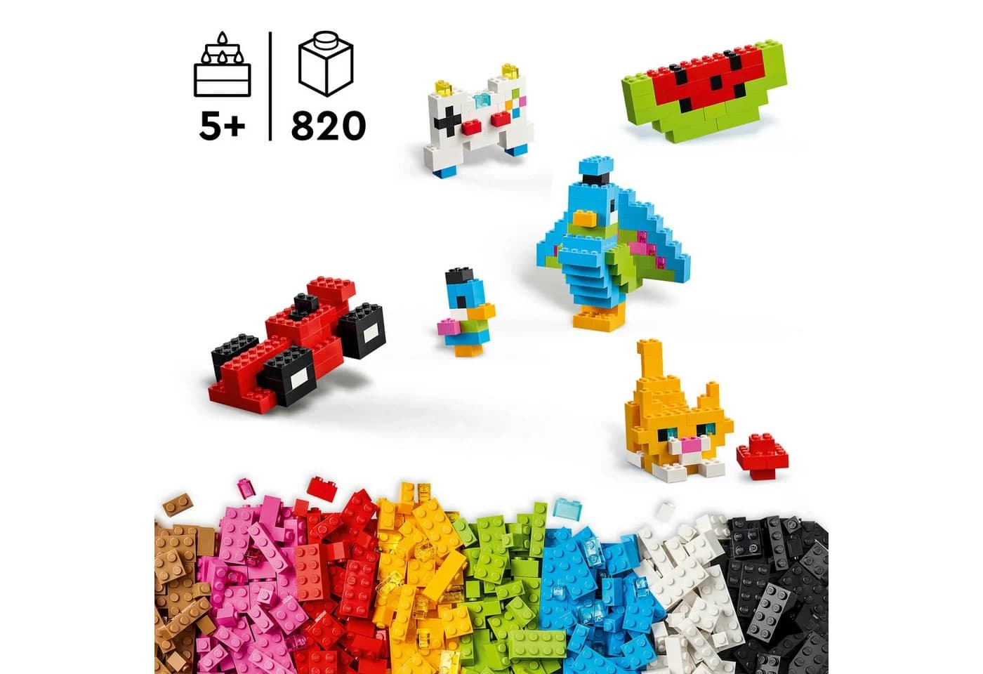 LEGO® Kreative Bunte Steine 11045, 820 Teile, Bunt - Bild 3