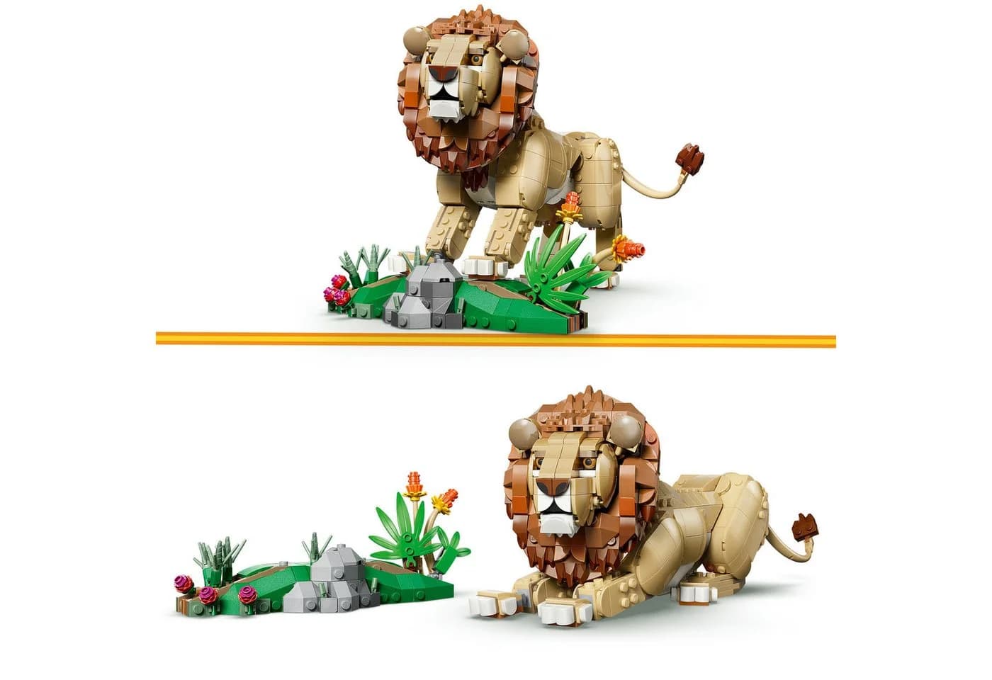 LEGO Creator 3-in-1 Majestätischer Löwe 31386 Bunt 839 Teile - Bild 4
