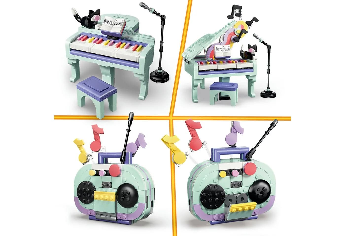 LEGO Creator Deko-Klavier mit Katze 31392 Bauset - Bild 5