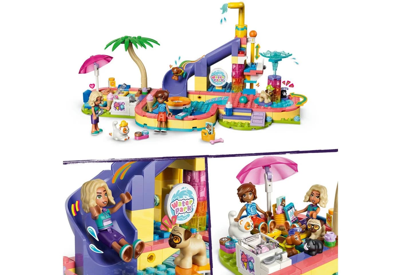 LEGO® Friends Wasserpark Bauset 42676 mit 278 Teilen und 4 Haustieren - Bild 4