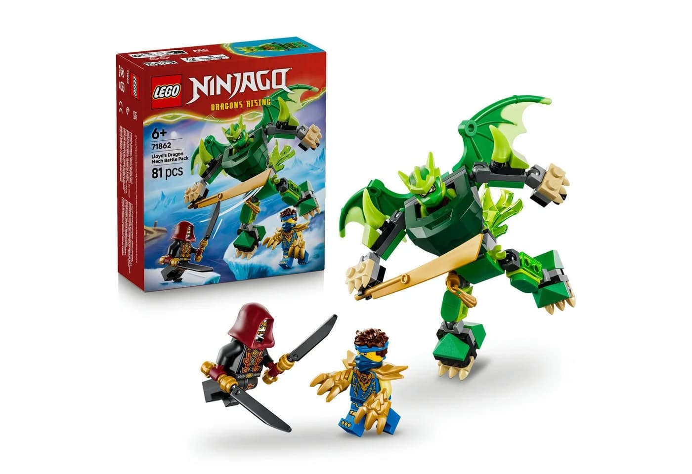 LEGO Ninjago Lloyds Drachen-Mech Battle Set 71862 - Bild 2