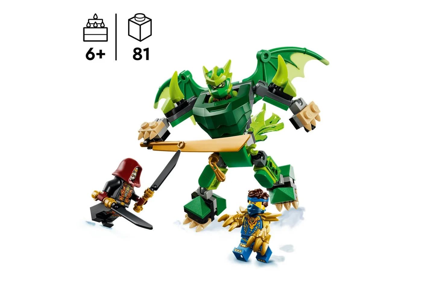 LEGO Ninjago Lloyds Drachen-Mech Battle Set 71862 - Bild 3