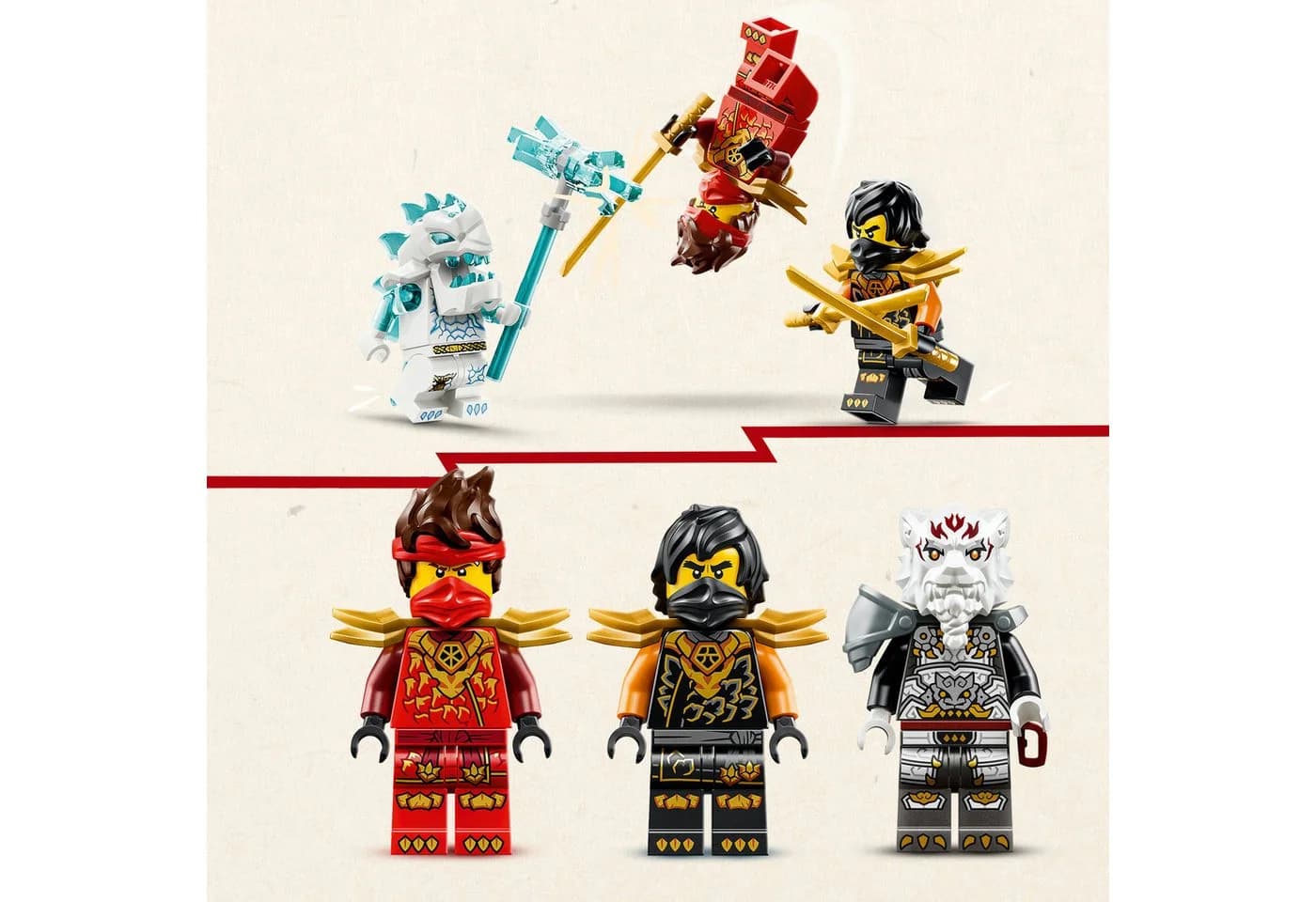 LEGO Ninjago Kais und Coles Kombi-Flitzer 71864 Bauset mit 394 Teilen - Bild 5