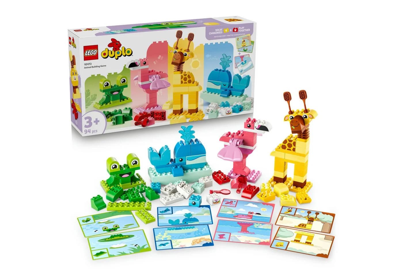 LEGO DUPLO Wir Bauen Tiere 10472 - 94 Bunte Bausteine - Bild 2
