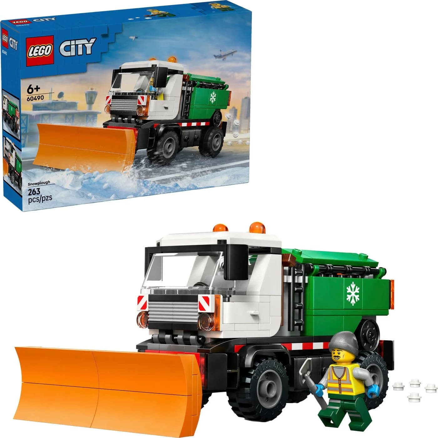 LEGO® Schneepflug 60490 LEGO City Konstruktionsspielsteine 263 Teile - Bild 2