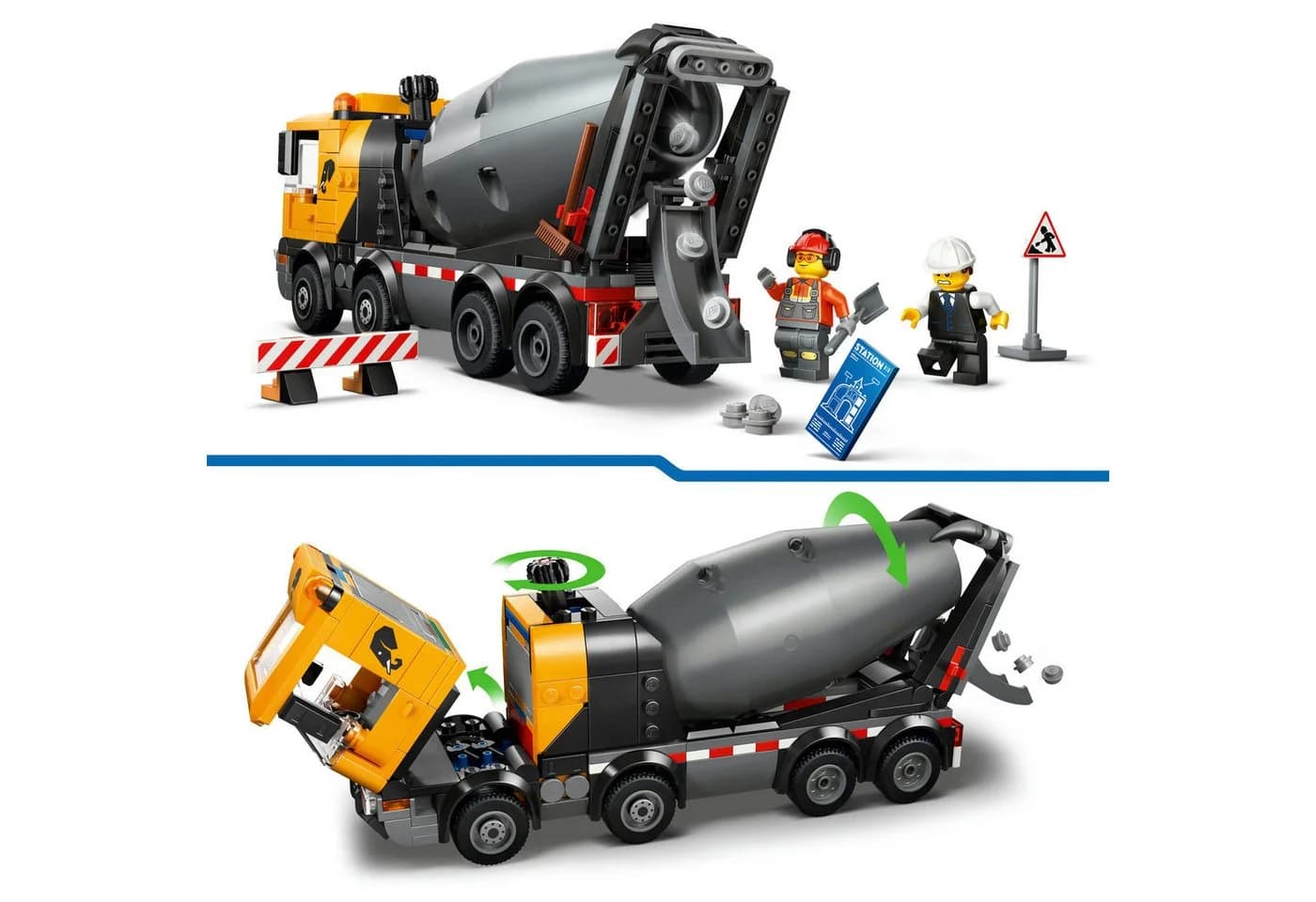 LEGO® Betonmischer 60478 LEGO City Konstruktionsspielsteine 371 St. Bunt - Bild 4