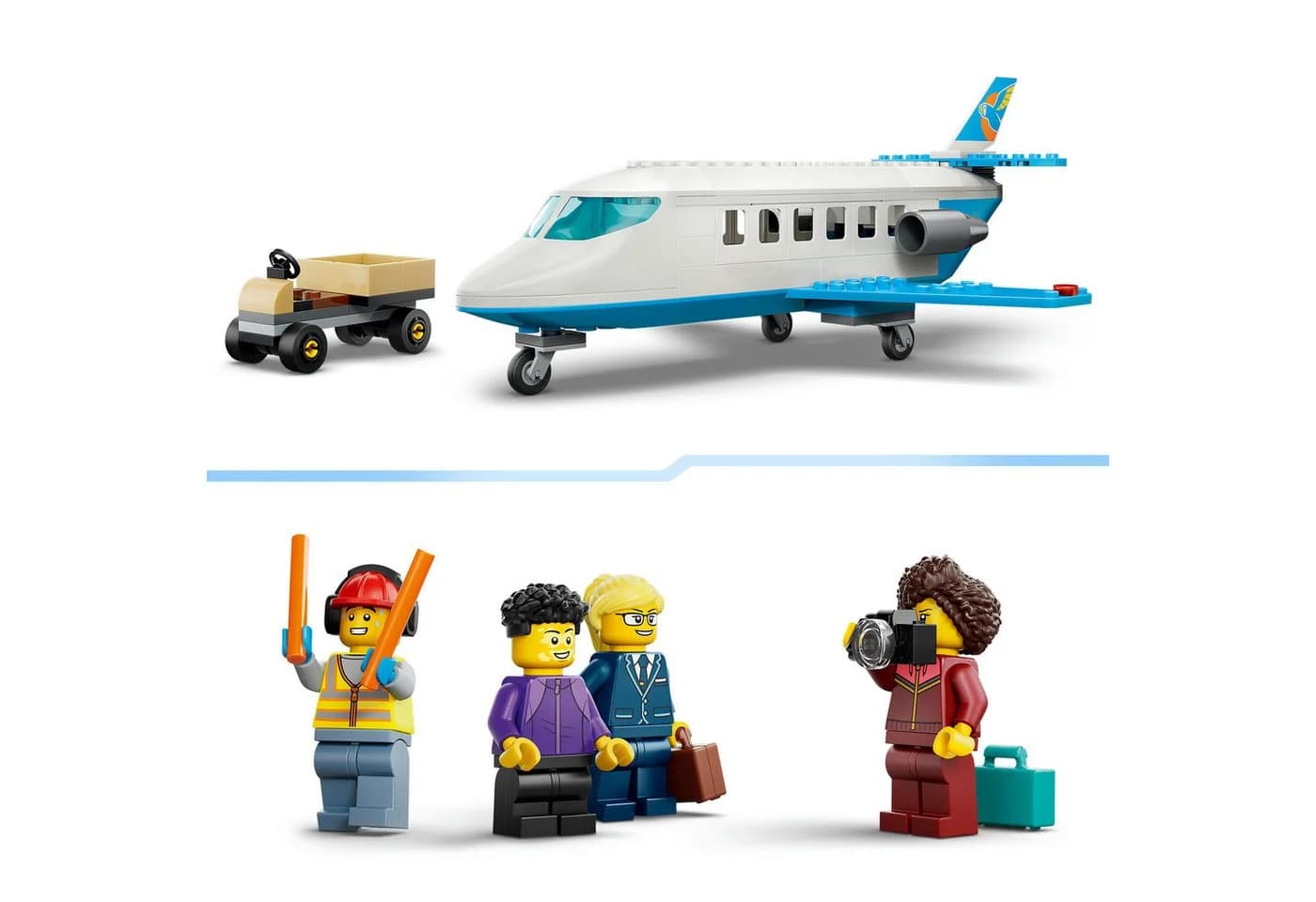 LEGO City Passagierjet 60492 Bauset 118 Teile Bunt - Bild 4