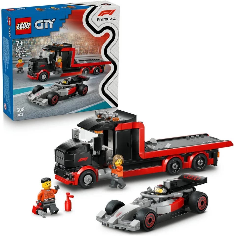 LEGO® F1 Truck mit Audi F1 Rennwagen 60493 Bunt - Bild 2