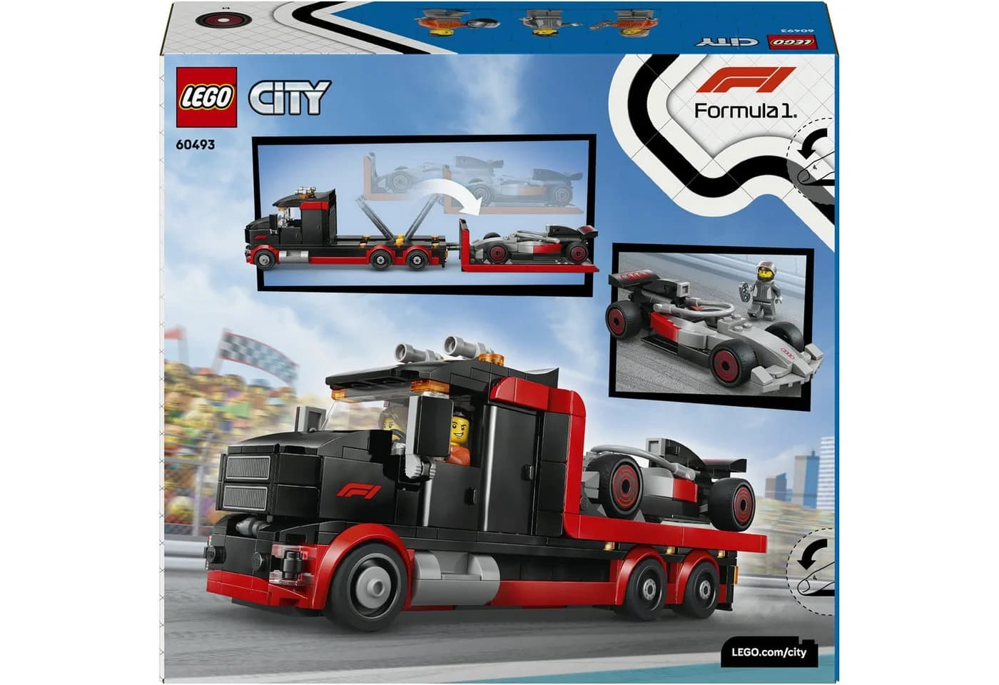 LEGO® F1 Truck mit Audi F1 Rennwagen 60493 Bunt - Bild 3