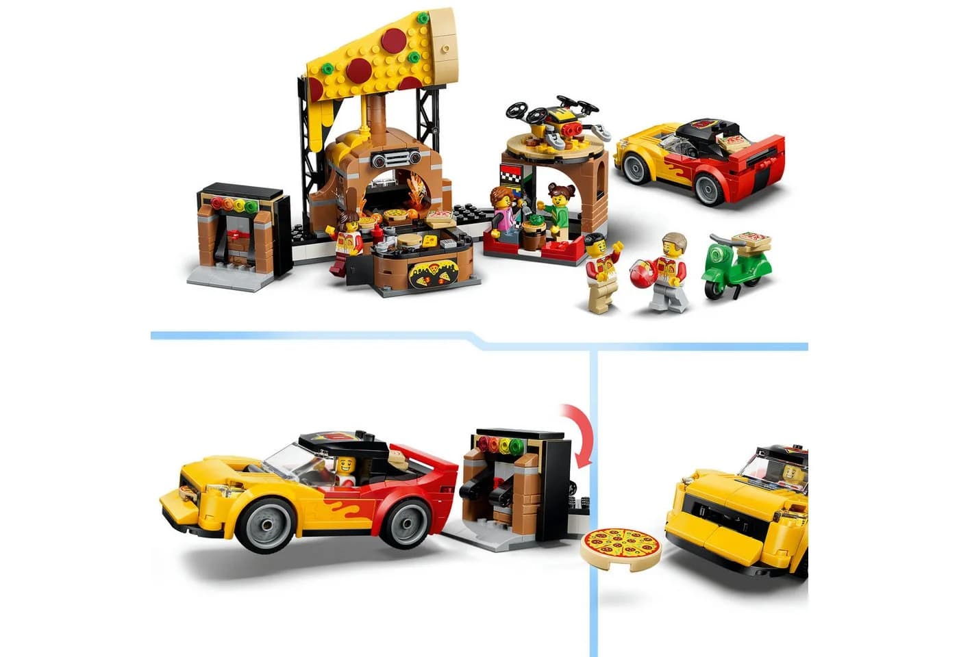 LEGO City Pizza-Liefererlebnis 60496 Bunt 494 Teile - Bild 4