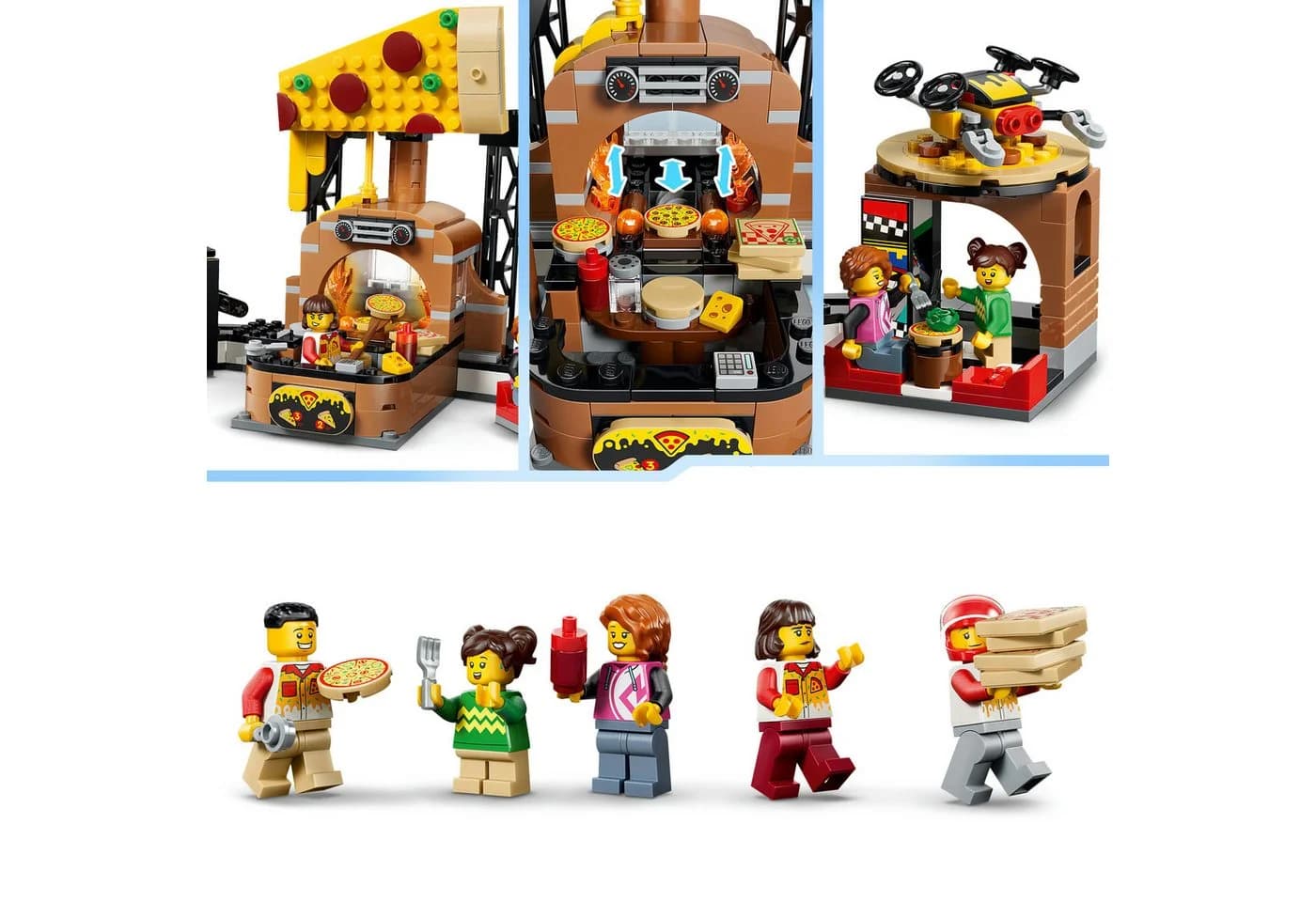 LEGO City Pizza-Liefererlebnis 60496 Bunt 494 Teile - Bild 5