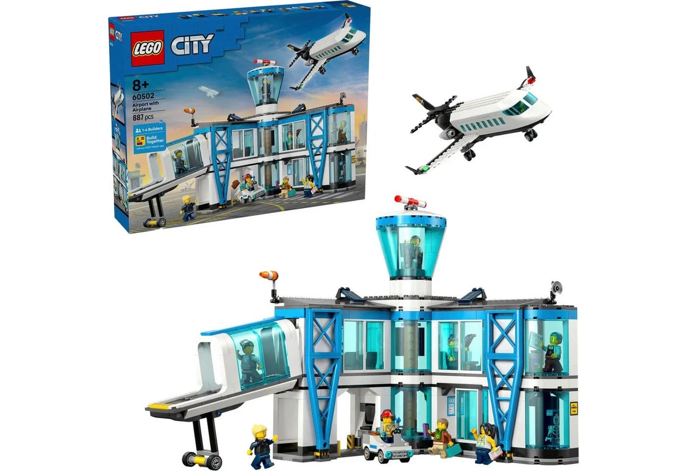 LEGO® City Flughafen mit Flugzeug 60502 Bunt - Bild 2