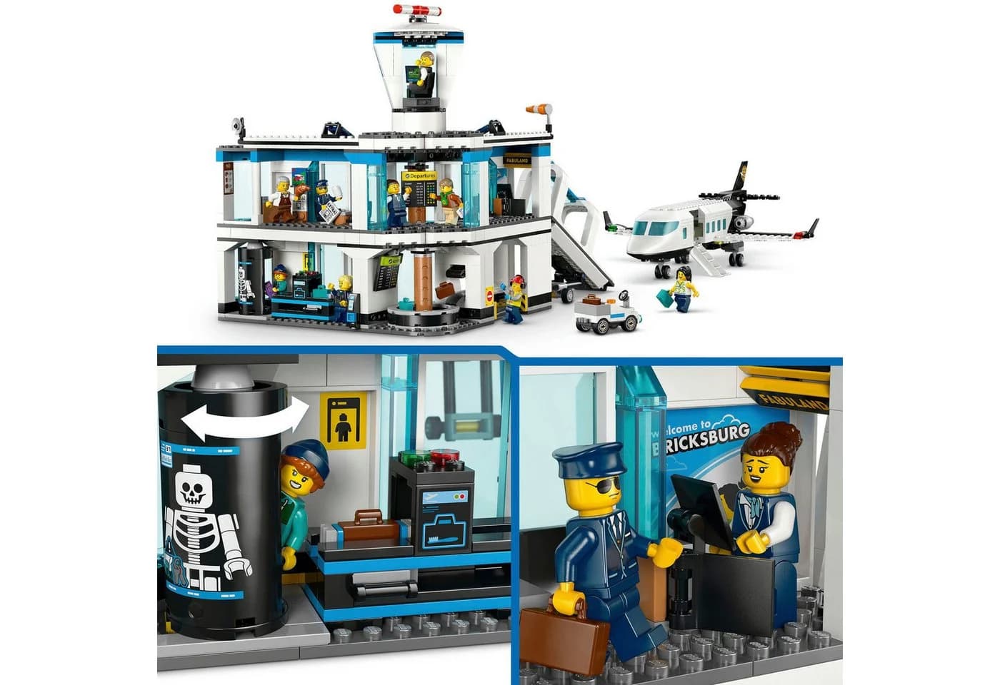 LEGO® City Flughafen mit Flugzeug 60502 Bunt - Bild 4