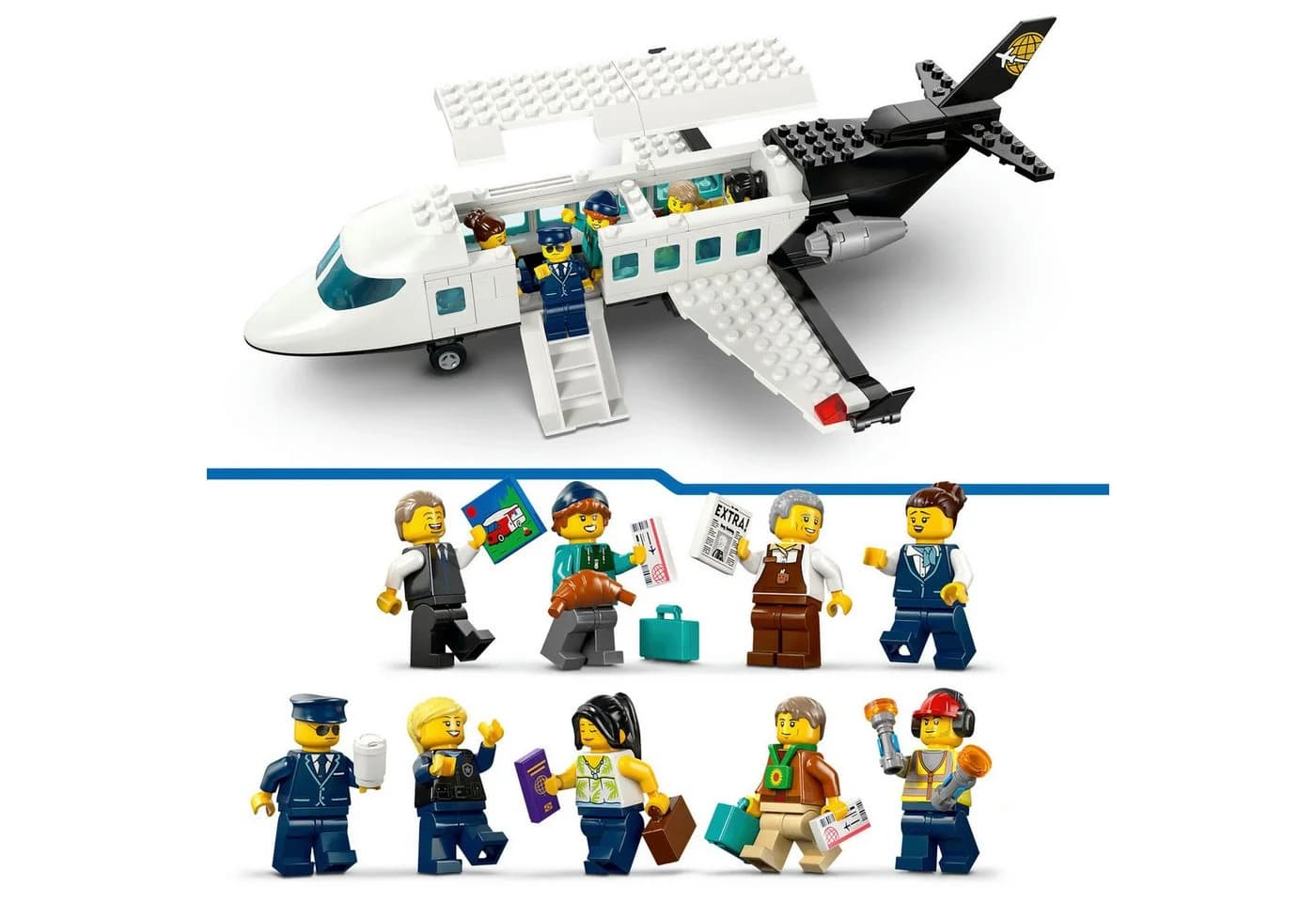 LEGO® City Flughafen mit Flugzeug 60502 Bunt - Bild 5