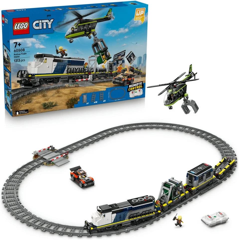 LEGO® Überfall auf den Polizeizug 60508 Motorisierter Zug - Bild 2