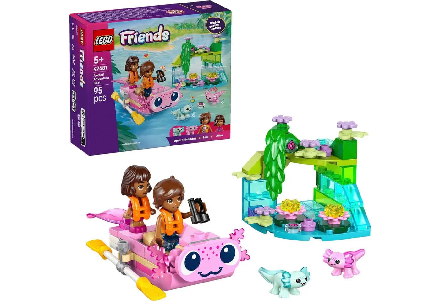 LEGO® Axolotl-Abenteuerboot (42681) mit Spielfiguren und Mini Axolotls - Bild 2
