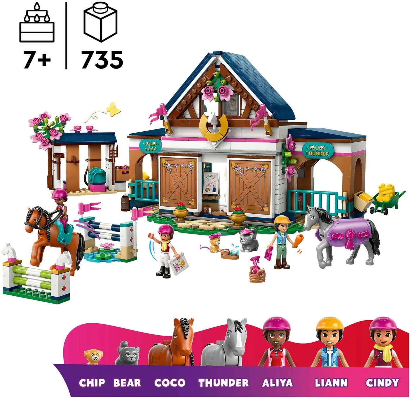 LEGO® Pferdestall und Reitschule (42688) 735 Teile - Bild 3