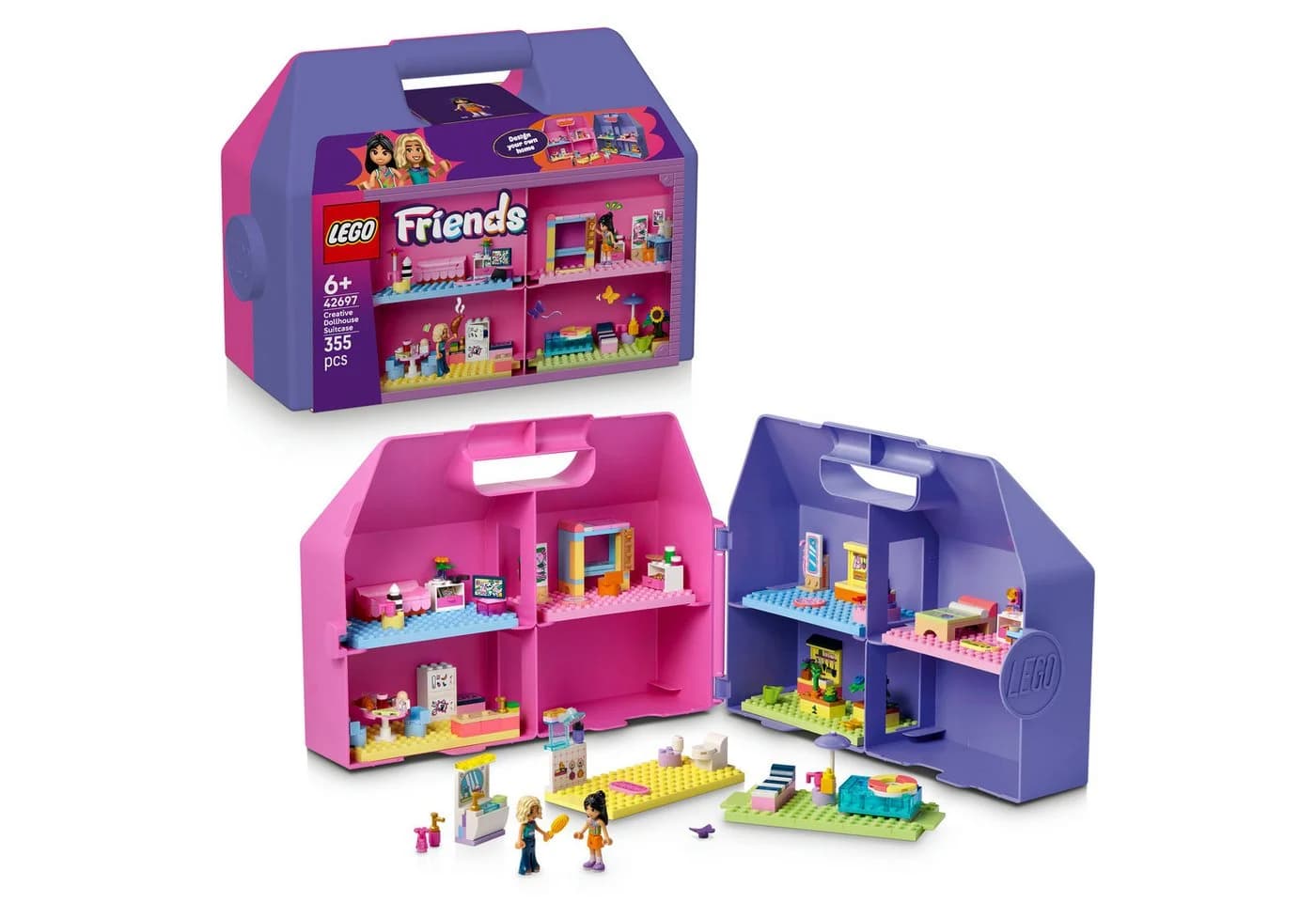 LEGO® Friends Kreativer Puppenhauskoffer 42697 mit 355 Teilen - Bild 2